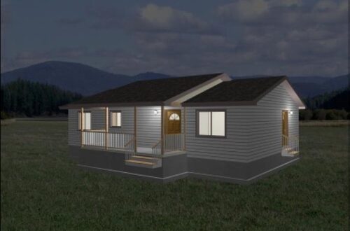 28 x 44 ranch cabin plans